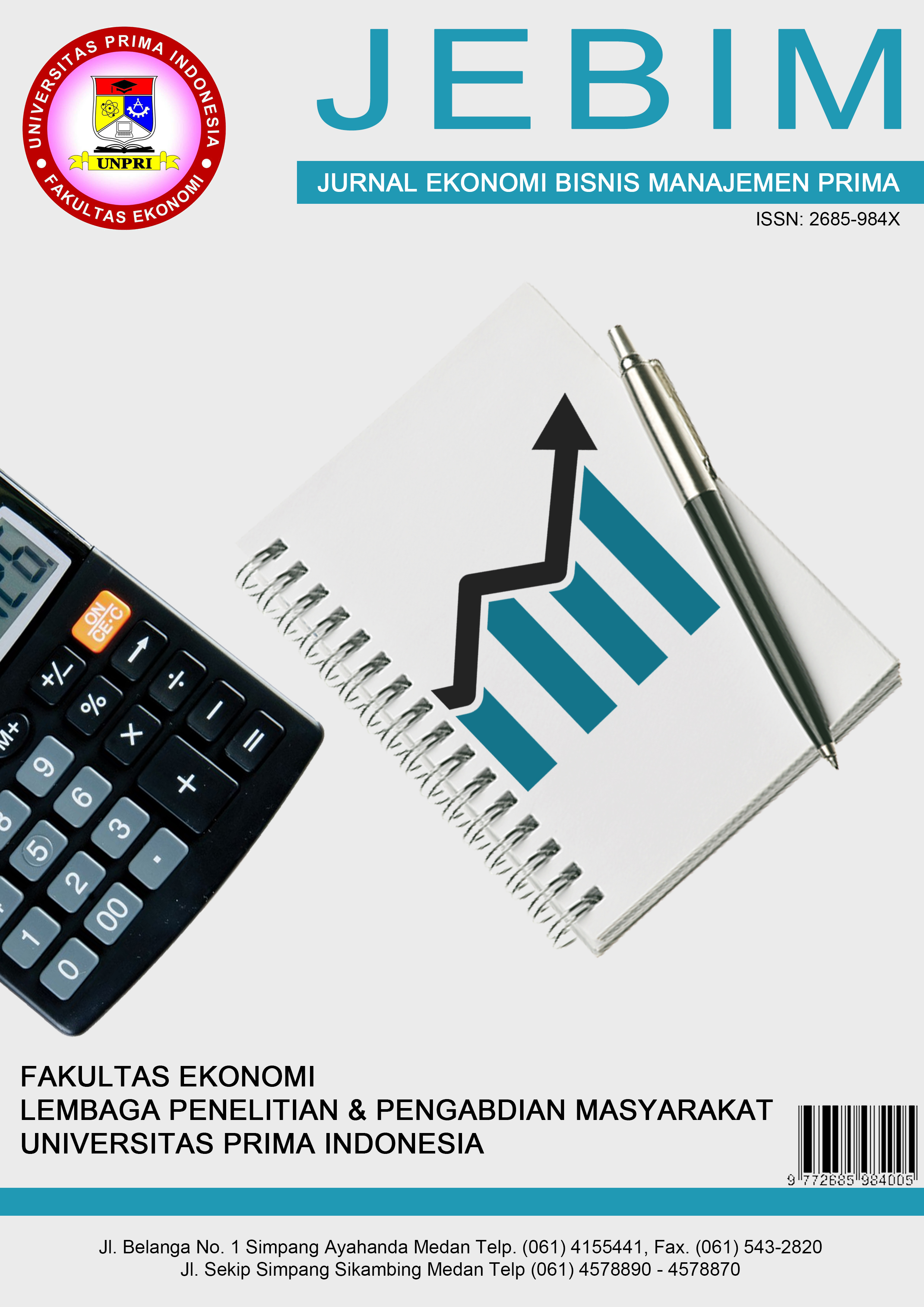 Cover Jurnal Ekonomi Bisnis Majaemen Prima